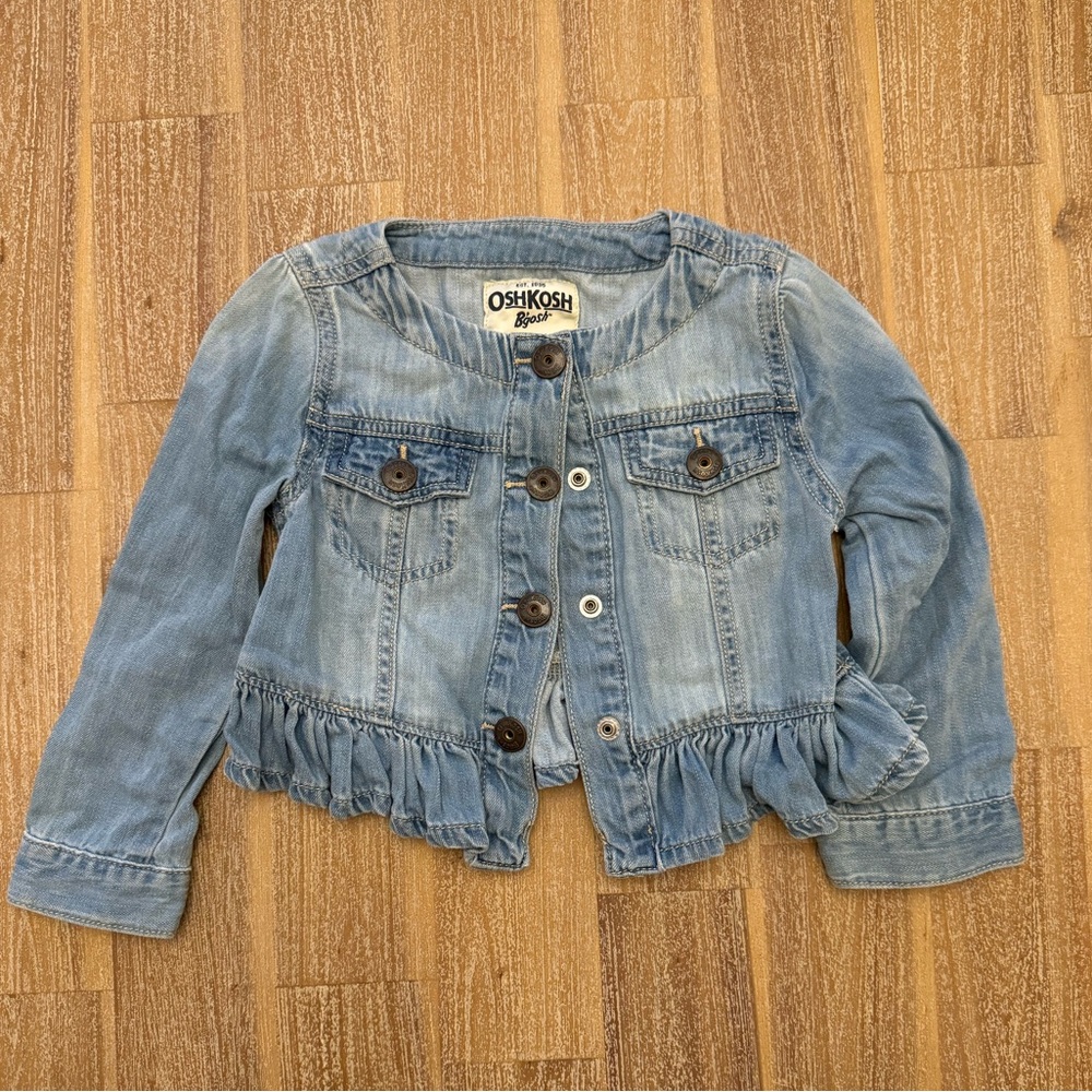 Toddler Girls Osh Kosh Denim Jean Jacket 2T
